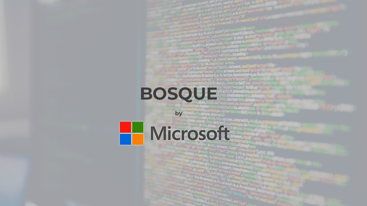 Язык microsoft. Bosque (Programming language).