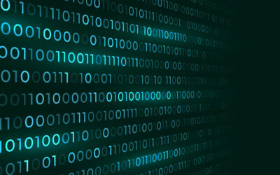 digital binary code programming concept background design